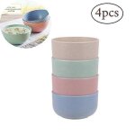 Bol de c�r�ales ecologique, saladier grand ensemble de 4, nouveau bol de c�r�ales