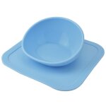 Bol pour chien chat, set de table, bol de vaisselle etanche a la ventouse (rose)434g - time square