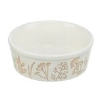 Bol pour chiens et chats - trixie - vitroc�ramique - diam�tre 12 cm - beige - antid�rapante - passe au ...