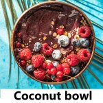 Bol cr�atif en noix de coco naturel, ustensiles de cuisine, saladier en bois fait a la main, r�sistant ...