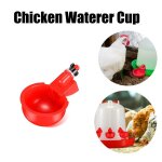 Bol d'eau automatique pour poulet, 4 pi�ces, bol de boisson en plastique, kit d'abreuvoir pour volaille, ...