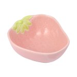 Bol a eau en cramique pour hamster de guine, plat d'alimentation a fraises de dessin anim, petit animal ...