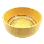 Bol elégant en bambou naturel pour salade, soupe et nouilles - récipient de cuisine elégant - 10 cm Bol elégant en bambou naturel pour salade, soupe et nouilles - récipient de cuisine elégant - 10 cm