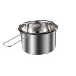 Bol d'�rable en acier inoxydable universel pour fondre le beurre, la p�te de cacao, le fromage, la cr�me, ...