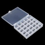 Bol de fil 1pc bobines vides en plastique etui machine a coudre organisateur de bobine de stockage bote ...