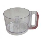 Bol hachoir rouge pour robot multifonctions moulinex