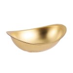 Bol en lingot d'or en acier inoxydable saladier coren dessert commercial snack bowl cuisine corenne ...