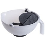 Bol a mlanger multifonctionnel avec spatule bol a salade en plastique rotatif a 360 degrs bol a mlanger ...