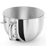 Bol mlangeur en acier inoxydable 6qt pour batteurs sur socle kitchenaid, bol mlangeur kitchen aid pour ...