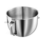 Bol m�langeur en acier inoxydable 7qt pour m�langeurs a t�te inclinable kitchenaid 7qt ksm70skxxv8 ksm70skxxca ...