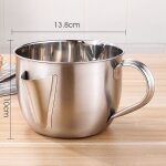 Bol de sparation des graisses en acier inoxydable 304, filtre a huile, sauce, soupe, gadget de cuisine ...