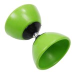 Bol en plastique diabolo jonglage spinning chinese yo yo classic toy avec des b�tons a main vert