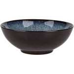 Bol en porcelaine r�tro de 7, 6 pouces bol en c�ramique emaill�e au four de style japonais pour le riz, ...