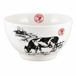 Bol en porcelaine vache a la ferme 480 ml
