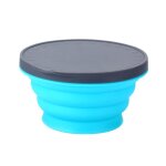 Bol portable en silicone de 720ml, bo�te a d�jeuner avec couvercle adapt� aux chiens de voyage bol d'eau ...