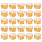 Bol a pudding crme glace jetable, 100 pices, 120ml, tasse en papier, fte sundae