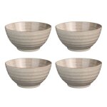 Bol a ramen en gr�s couleurs r�actives beige