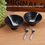 Bol ramen imitation maison de poup�e 1 / 2, accessoires de r�cipient de style japonais, pot a soupe vintage ...
