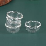 Bol rond blanc pour poupes 1:12 ou maison de poupe, 4 pices / ensemble, accessoires de cuisine et ...