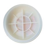 Bol rond en ciment, pot de fleurs, moule terrazzo, béton, bougie, récipient, silicone, résine epoxy, ... Bol rond en ciment, pot de fleurs, moule terrazzo, béton, bougie, récipient, silicone, résine epoxy, ...