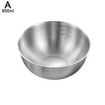 Bols a salade de fruits en acier inoxydable avec echelle, bol cor�en, soupe alimentaire, ramen, cuisine, ...