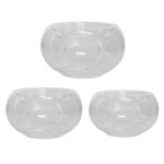 Bol a salade en verre fait a la main, bol de cuisine creux pour dessert de cuisine de fête, trempettes, ... Bol a salade en verre fait a la main, bol de cuisine creux pour dessert de cuisine de fête, trempettes, ...