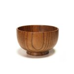 Bol a soupe de riz en bois de style japonais, bol a soupe de riz, bol a salade, rcipient a aliments, ...