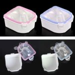Bol de trempage pour ongles, 2 pices, pour enlever le vernis a ongles, lavage a la main