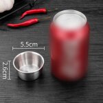 Bol de trempage rond en acier inoxydable, assiette d'assaisonnement, pot chaud, bol de trempage, petite ...