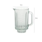 Bol en verre thermoresist nu du at358 (121712 - 8249) robot m�nager (kw713790 kenwood)