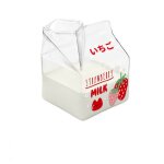 Bol a yaourt en verre plus epais de 380ml, bouteille crative, pichet a crme, tasse de petit djeuner ...