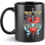 Bon jovi tasse a café vaisselle drôle tasse en céramique noire tasse a thé tasse de petit déjeuner mode ... Bon jovi tasse a café vaisselle drôle tasse en céramique noire tasse a thé tasse de petit déjeuner mode ...
