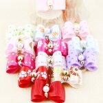 Bon66 10 pices dcoration toilettage accessoires faits a la main chien chat imprim mignon perle double ...
