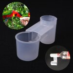 Bon66 abreuvoir oiseaux de compagnie en plastique mangeoire bouteille d'eau pour poulet pigeon jardin ...