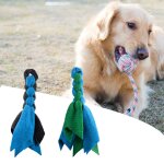 Bon66 corde a noeuds de soins buccaux 2 pices jouet de divertissement durable portable rsistant aux ...