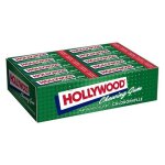 Bonbons chewing - gum hollywood go�t menthe verte bo�te de 20 paquets