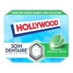 Bonbons chewing - gum hollywood soin dentaire menthe verte bo�te de 12 etuis