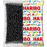 Bonbons haribo dragibus noir sachet de 1 kg