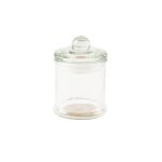 Bonbonniere confiseur verre 6x8. 7cm transparent