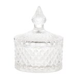 Bonbonniere verre style imperial 11x8cm