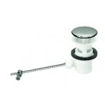 Bonde de lavabo automatique, clapet inox recouvrant - nicoll : 0201005