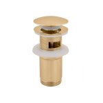 Bonde pop - up pour lavabo et vier en laiton dor 6, 5 cm - -
