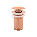 Bonde pop - up pour lavabo et vier en laiton rose gold poli 6, 5 cm - dor - dor - -