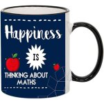 Le bonheur, c'est penser aux professeurs de math�matiques, id�e cadeau, cadeau d'anniversaire pour amoureux ...