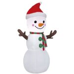 Bonhomme de neige (lumineux et auto gonflant) dimension 120 cm