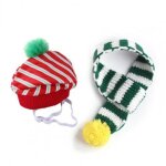 Bonnet tricot� pour no�l, accessoire pour habiller les animaux de compagnie, adapt� aux chiens et chats ...