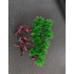 Bonsa artificiel pin aquarium plastique bonsa ornement aquarium artificiel pin plante dcor aquarium ...