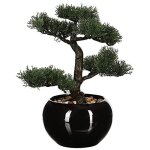 Bonsa� artificiel avec pot - h. 36 cm - noir