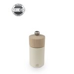 Boreal moulin a sel manuel en bois, blanc plume, 12 cm