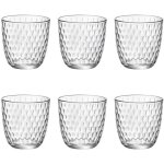 Bormioli rocco set de 6 verres a eau slot acqua 29 cl